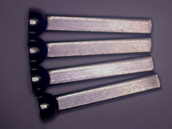 Nickel-coated copper side electrode